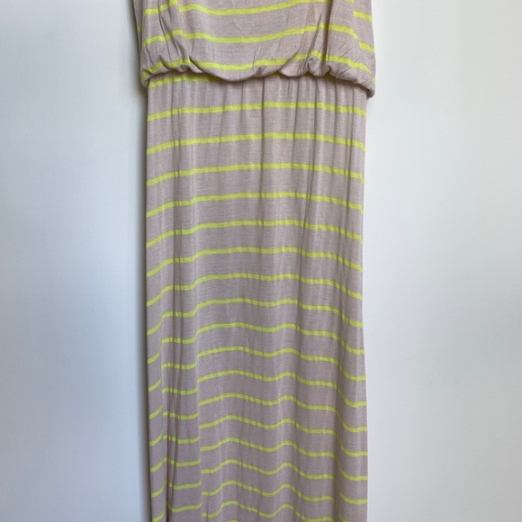 Bar III Chevron Stripe Casual Long Maxi Dress Medium - Picture 9 of 12